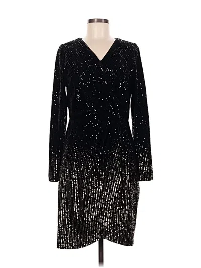 Pre-owned Julia Jordan Cocktail Dress In Black