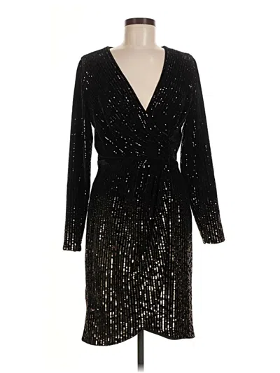 Pre-owned Julia Jordan Cocktail Dress In Black