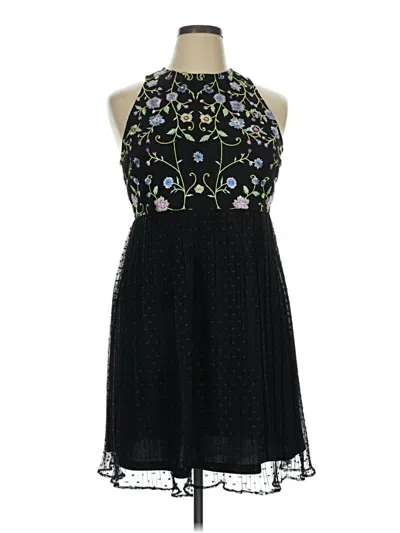 Pre-owned Julia Jordan Cocktail Dress In Black