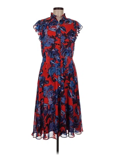 Pre-owned Julia Jordan Cocktail Dress In Blue