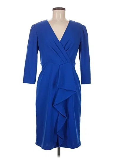 Pre-owned Julia Jordan Cocktail Dress In Blue