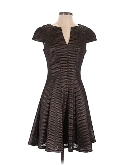 Pre-owned Julia Jordan Cocktail Dress In Brown