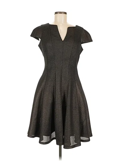 Pre-owned Julia Jordan Cocktail Dress In Gray