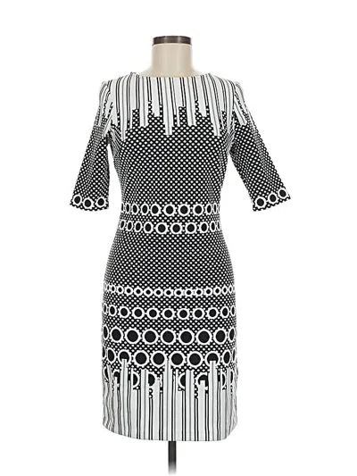 Pre-owned Julia Jordan Cocktail Dress In Gray