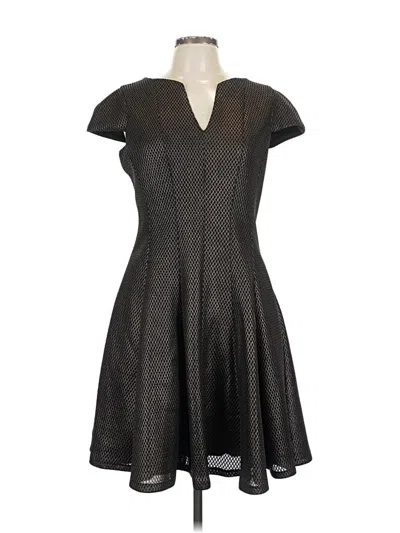 Pre-owned Julia Jordan Cocktail Dress In Gray