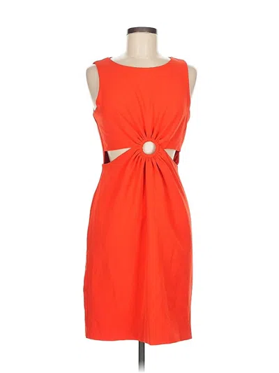 Pre-owned Julia Jordan Cocktail Dress In Orange