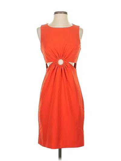 Pre-owned Julia Jordan Cocktail Dress In Orange