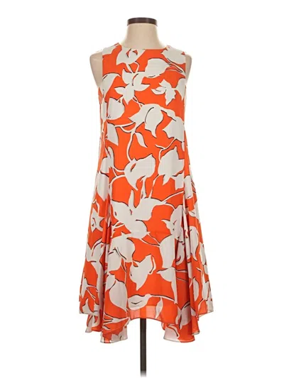 Pre-owned Julia Jordan Cocktail Dress In Orange