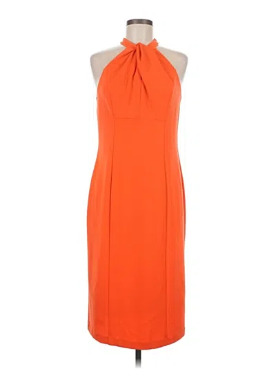 Pre-owned Julia Jordan Cocktail Dress In Orange