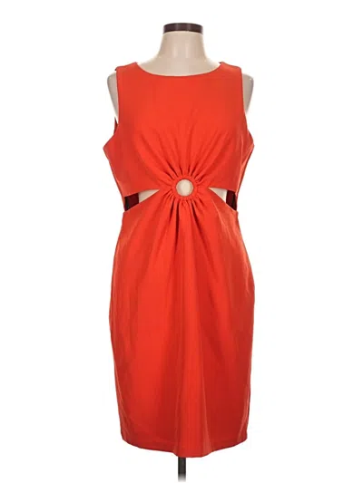 Pre-owned Julia Jordan Cocktail Dress In Orange