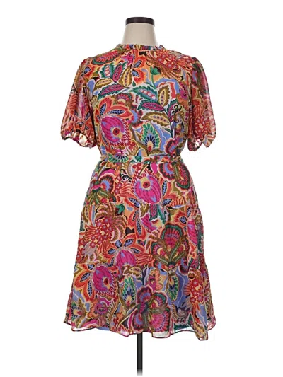 Pre-owned Julia Jordan Cocktail Dress In Orange