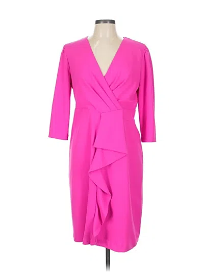 Pre-owned Julia Jordan Cocktail Dress In Pink