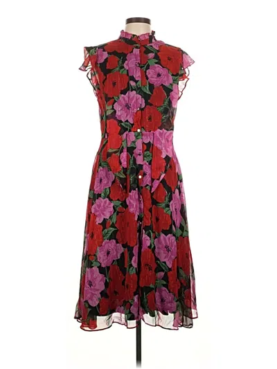 Pre-owned Julia Jordan Cocktail Dress In Red