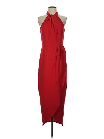 Pre-owned Julia Jordan Cocktail Dress In Red