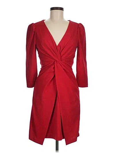Pre-owned Julia Jordan Cocktail Dress In Red