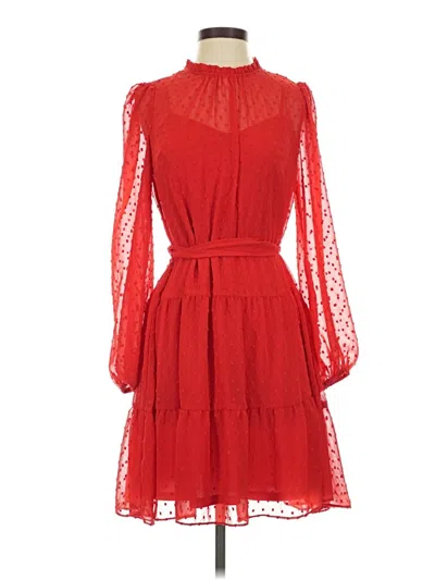 Pre-owned Julia Jordan Cocktail Dress In Red