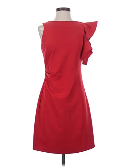 Pre-owned Julia Jordan Cocktail Dress In Red