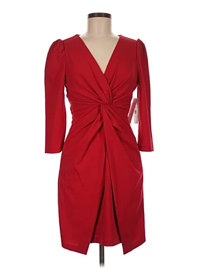 Pre-owned Julia Jordan Cocktail Dress In Red