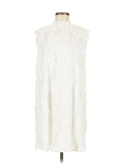 Pre-owned Julia Jordan Cocktail Dress In White