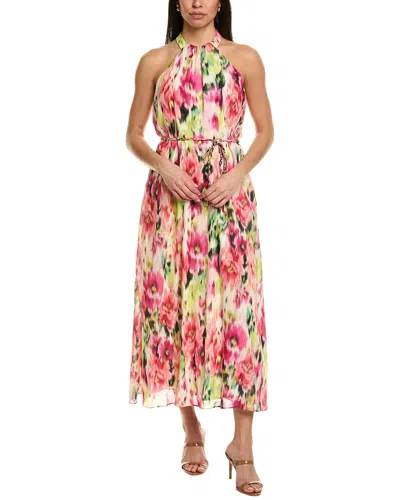 Julia Jordan Crushed Clementine Maxi Dress In Pink