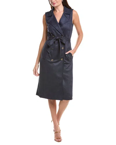 Julia Jordan Double-breasted Blazer Dress In Blue