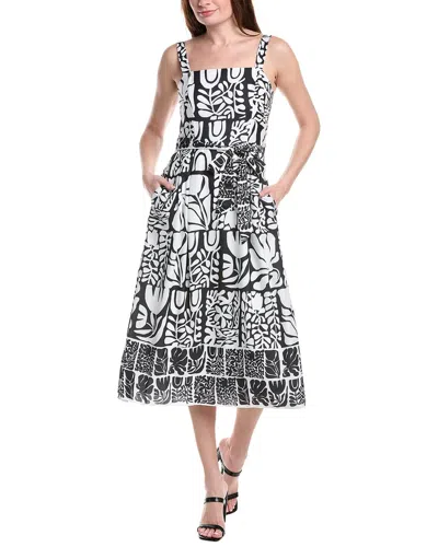 Julia Jordan Flex Sleeveless Midi Dress In Black