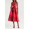 Julia Jordan Floral Fit & Flare Cocktail Midi Dress In Multi