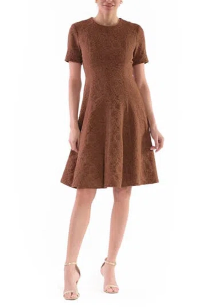 Julia Jordan Mini Dress In Cocoa
