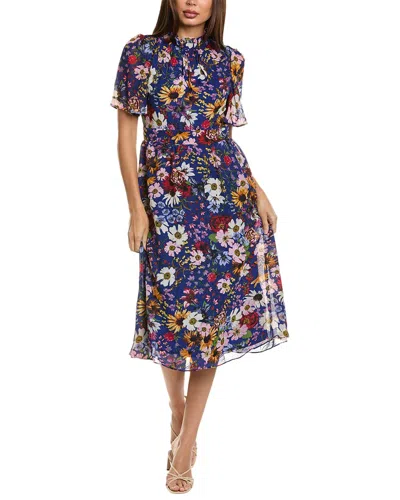Julia Jordan Floral Midi Dress In Multi