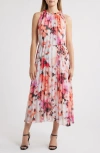 Julia Jordan Floral Print Sleeveless Midi Dress