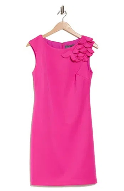 Julia Jordan Floral Sleeveless Sheath Dress In Pink