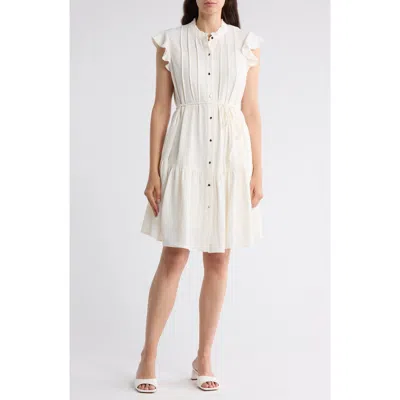 Julia Jordan Flutter Sleeve Shirtdress