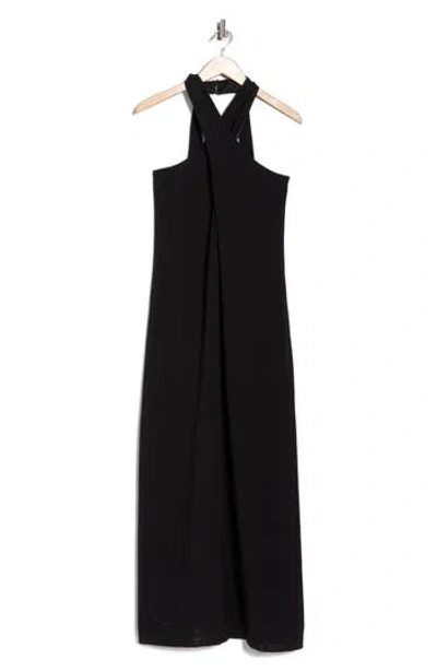Julia Jordan Halter Dress In Black