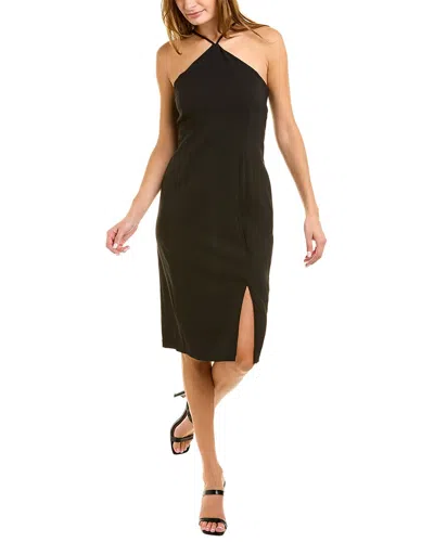 Julia Jordan Halter Sheath Dress In Black