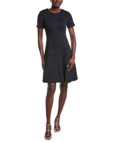 Julia Jordan Jacquard Mini Dress In Blue