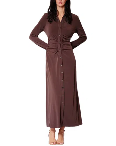 Julia Jordan Jersey Dress In Brown