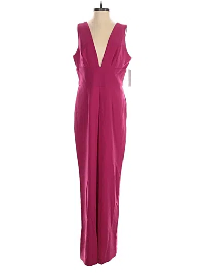 Pre-owned Julia Jordan Jumpsuit In Burgundy
