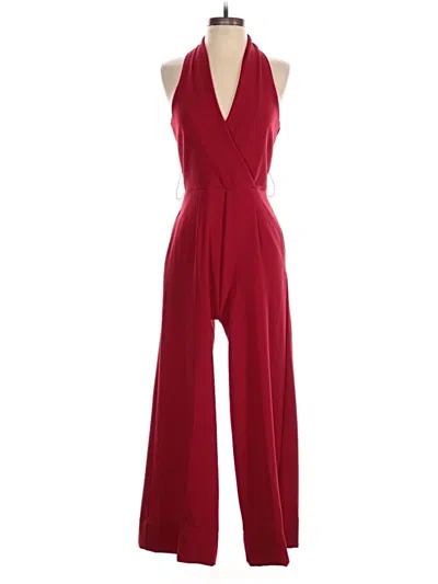Pre-owned Julia Jordan Jumpsuit In Burgundy