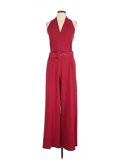 Pre-owned Julia Jordan Jumpsuit In Burgundy