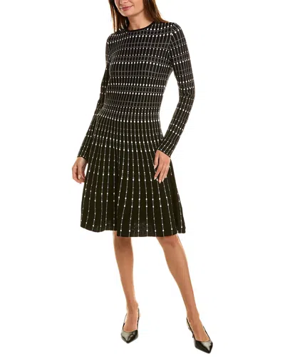 Julia Jordan Knit Midi Dress In Black