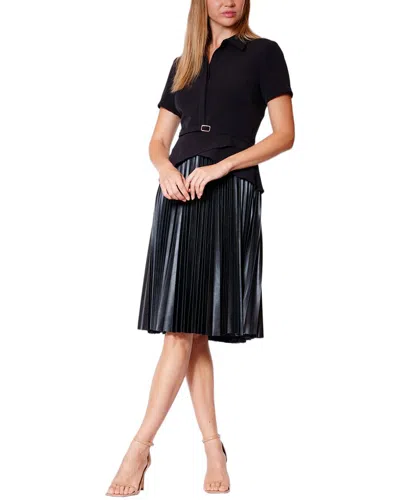 Julia Jordan Laguna Scuba Dress In Black