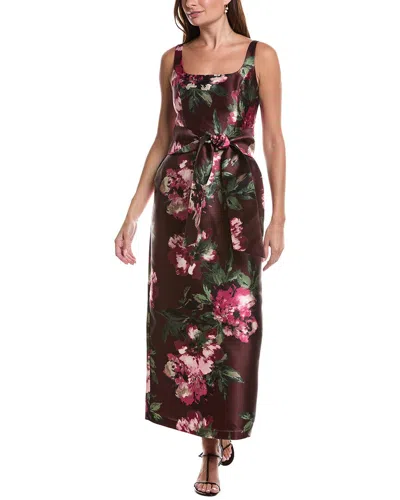Julia Jordan Maxi Dress In Burgundy