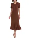 Julia Jordan Midi Dress In Brown