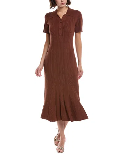 Julia Jordan Midi Dress In Brown