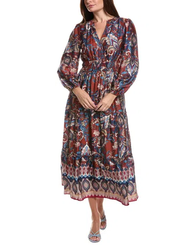 Julia Jordan Midi Dress In Brown