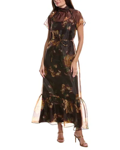 Julia Jordan Midi Dress In Brown