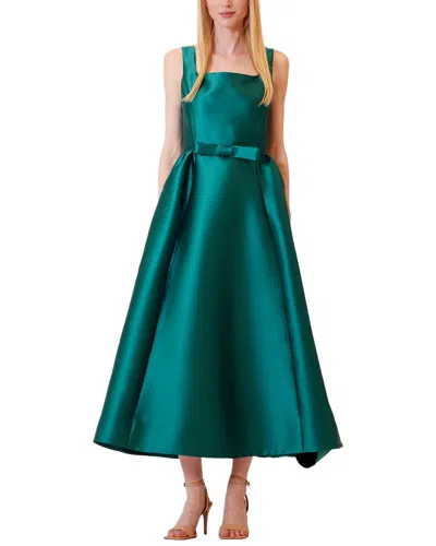 Julia Jordan Mikado Dress In Green
