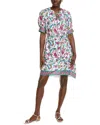 Julia Jordan Floral Print Short Sleeve Dress In Multi
