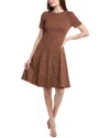 Julia Jordan Mini Dress In Brown