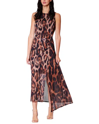 Julia Jordan Mozart Mesh Dress In Animal Print